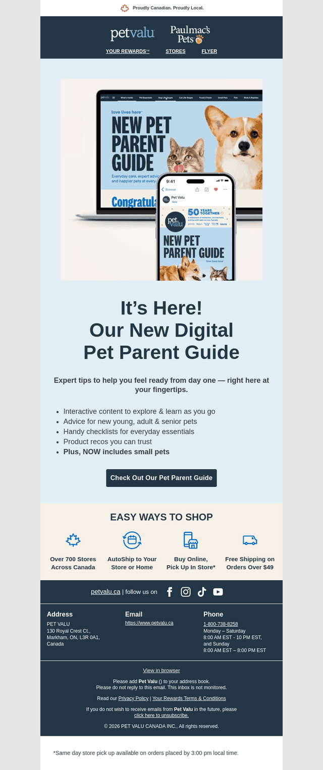 New Pet Parent? 👀 Meet our unique interactive digital guide
