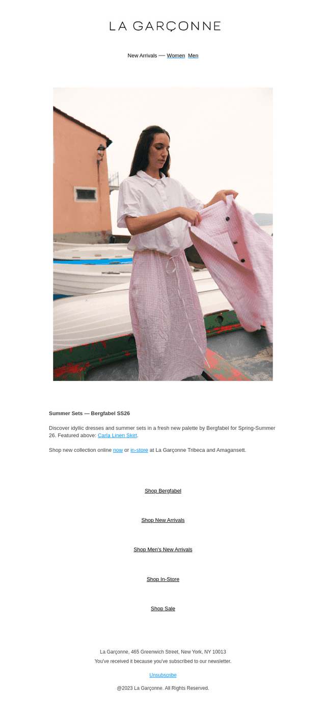 Summer Sets — Shop Latest from Bergfabel