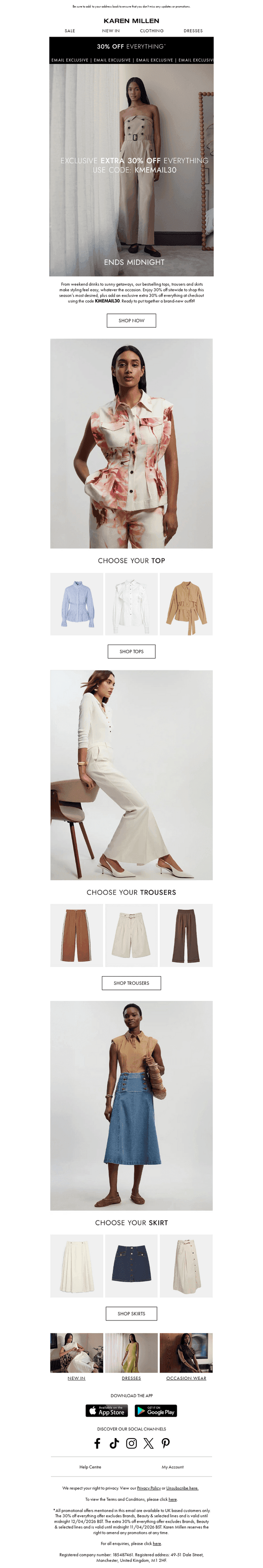 Extra 30% Off Everything, Just For You