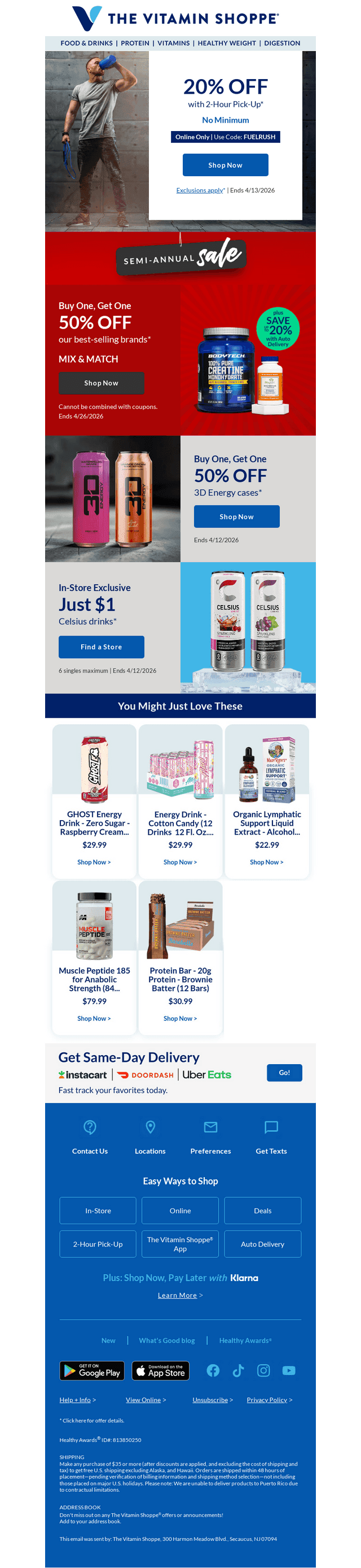 Save 20% with 2-Hour Pick-Up