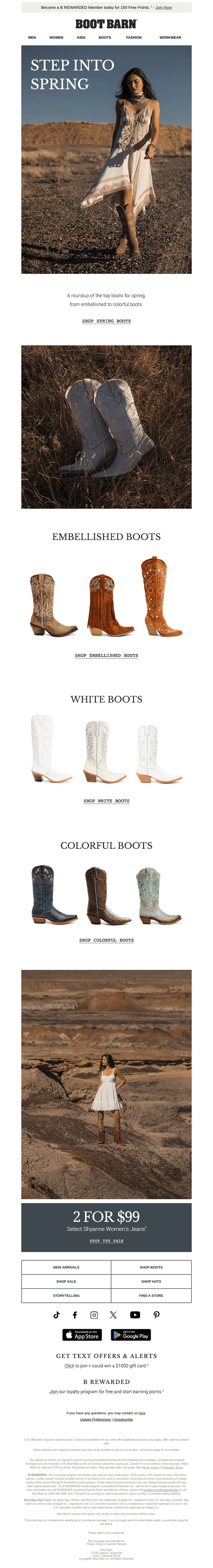 Embellished, White & Colorful Spring Boots