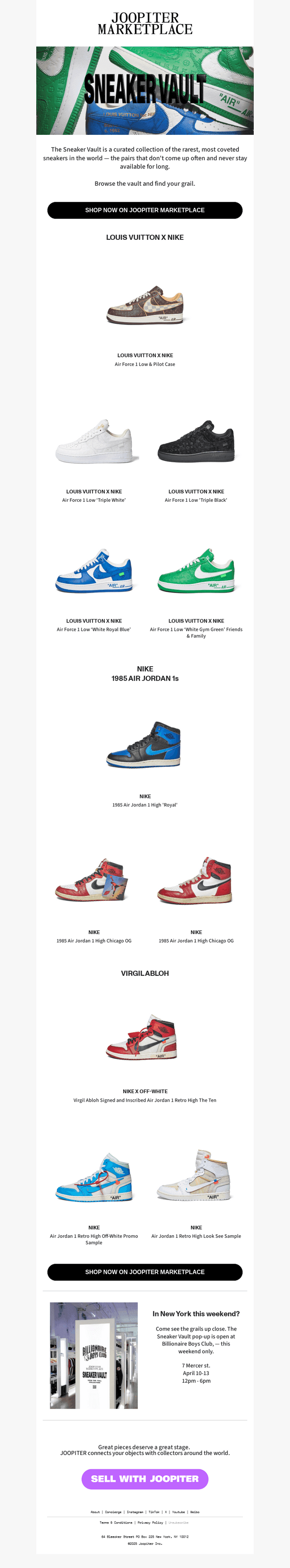 JUST LANDED: Sneaker Vault