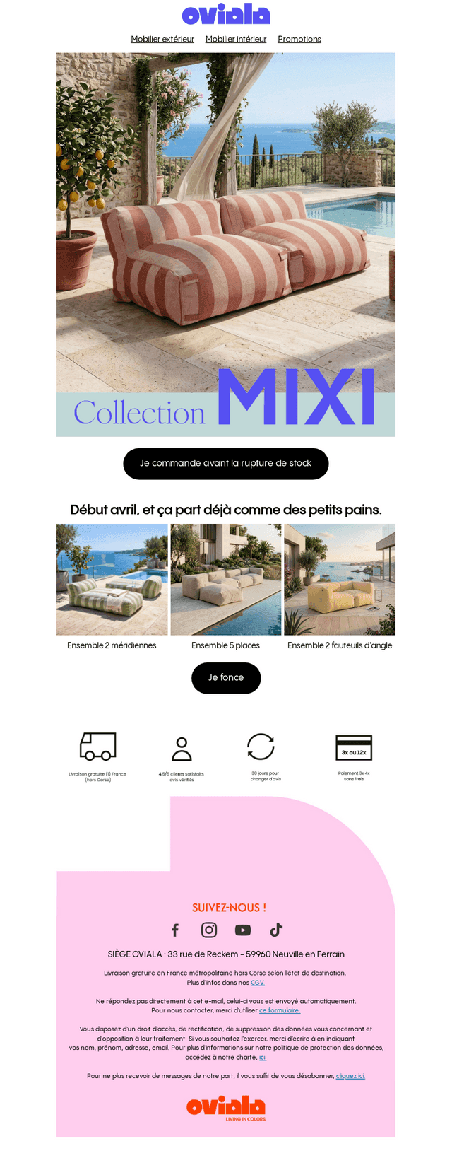 Ça part vite ! Commandez maintenant votre mixi.