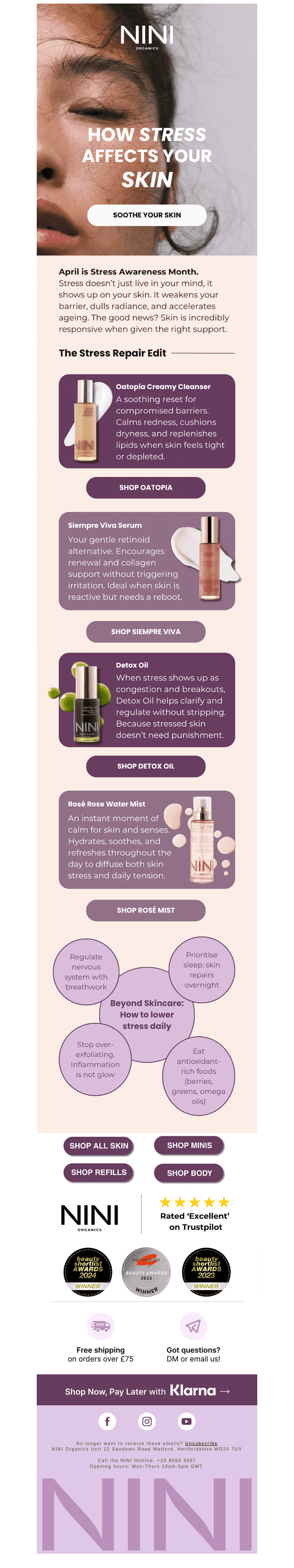 How stress affects your skin