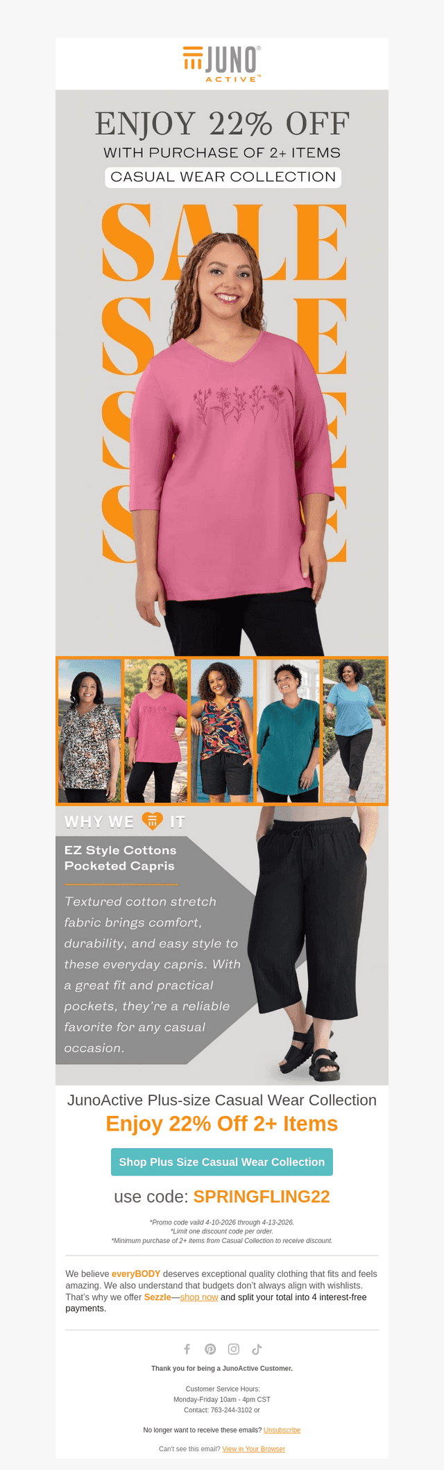 JunoActive email from Sun, Apr 12, 2026