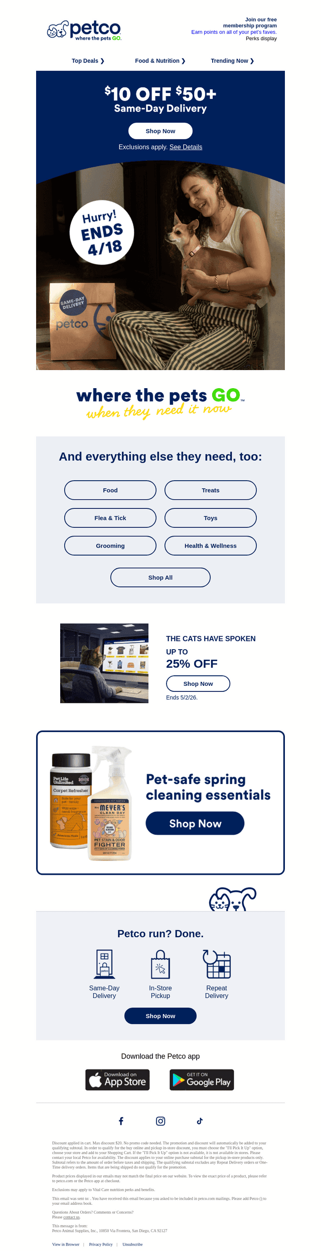 Need it today? Here’s $10 OFF!
