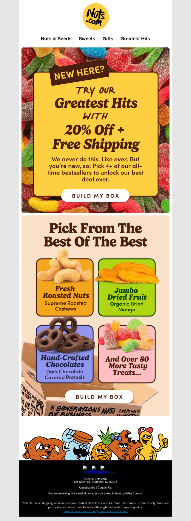 Mix, Match, Save 20% plus Free Shipping