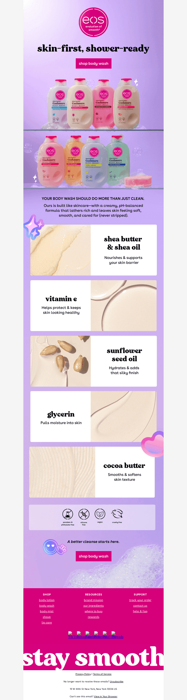 🚿 Skin-loving care starts in the shower