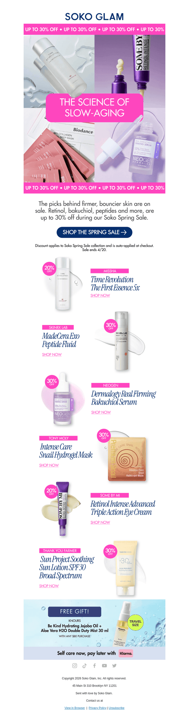 Slow-Aging Staples 🔬 Up To 30% Off
