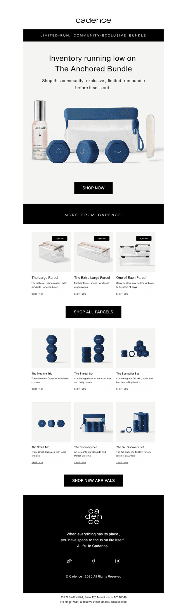 The Caudalie Anchored Bundle is almost gone...