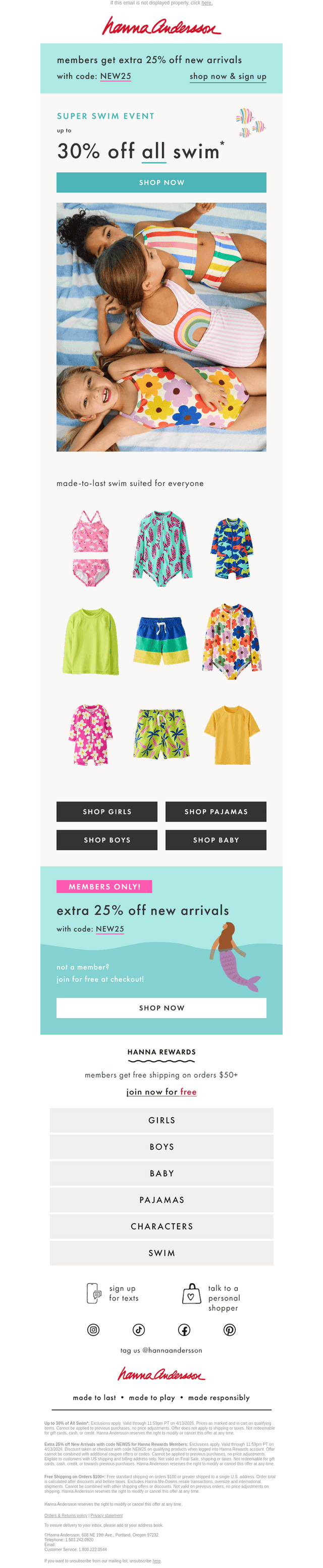 Sun-Safe Swim 💦 Up To 30% Off