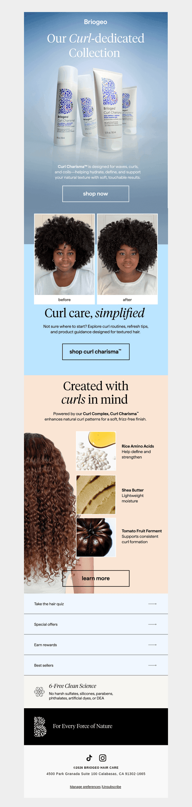 Curl care, made for your texture💜