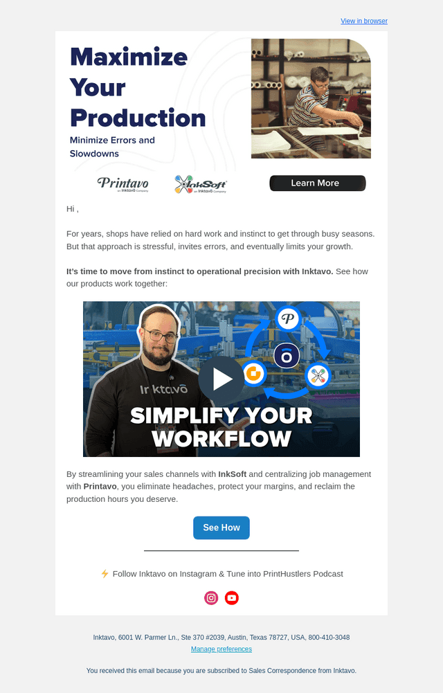 Reclaim your production hours
