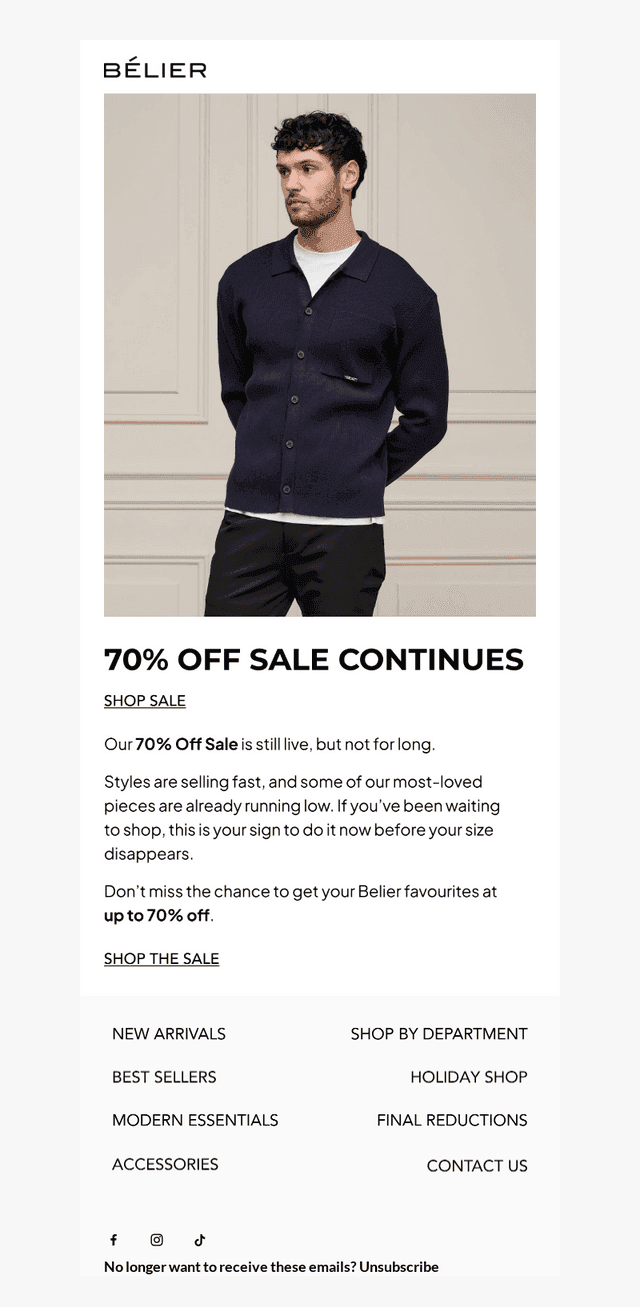 70% Off Sale Continues — Act Fast.