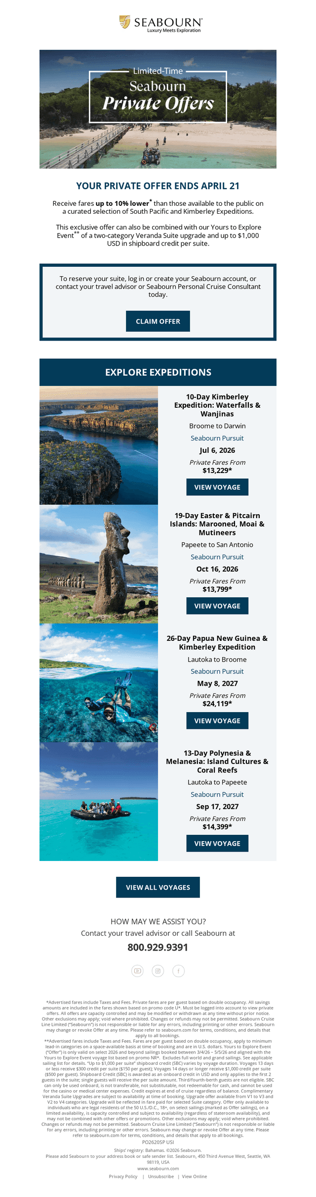 , Your Private Offer Is Waiting