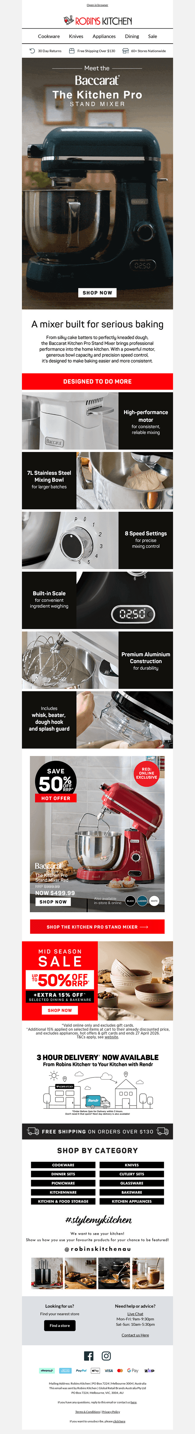 Only $499.99: Our new stand mixer