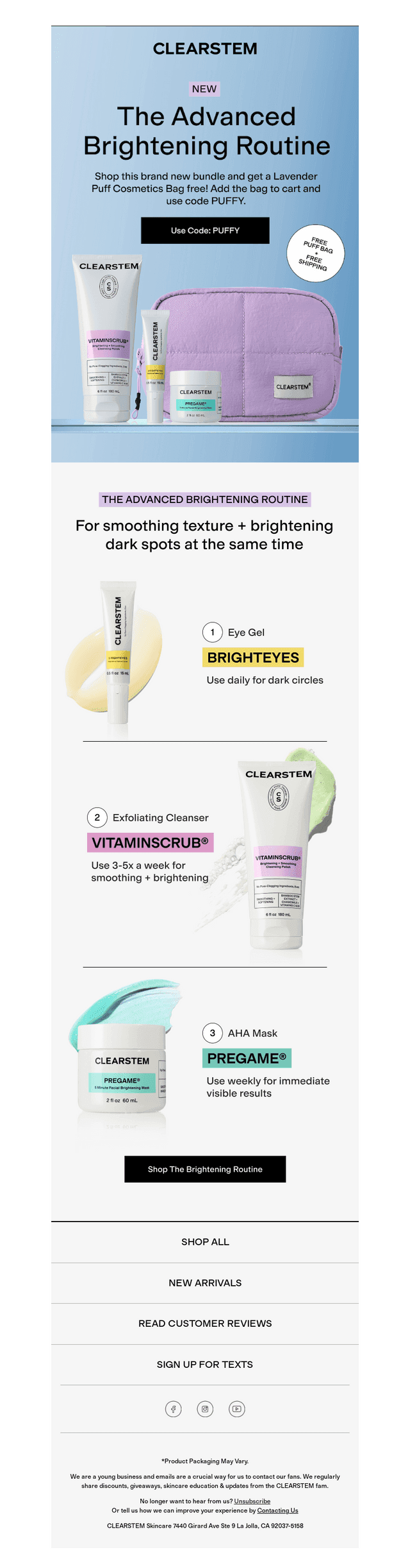 ☀️ INTRODUCING the Advanced Brightening Routine ☀️