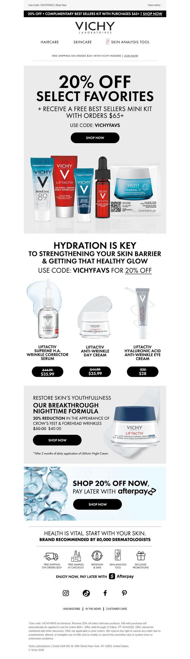 Claim Today: Spring Sale + Free Sample Kit
