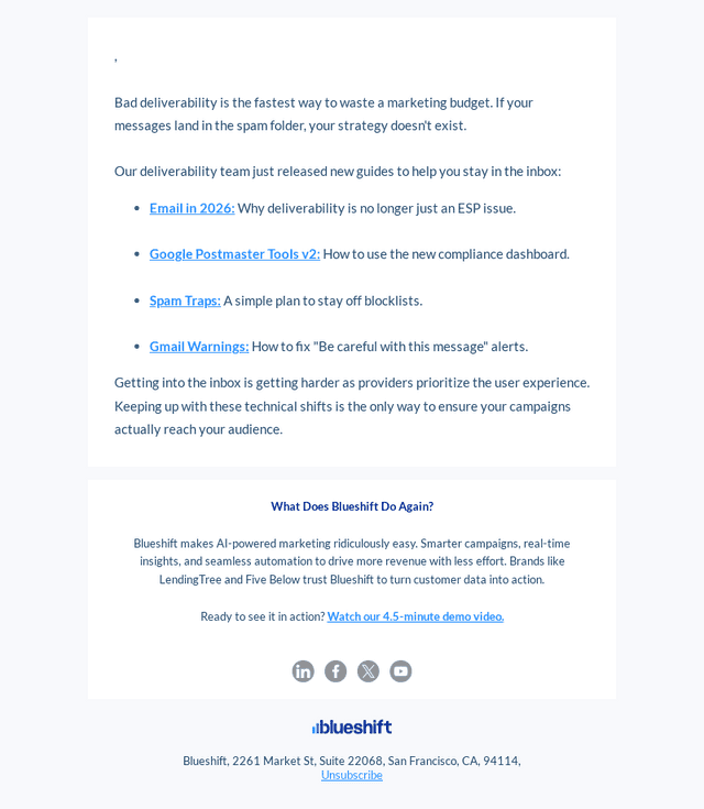 Blueshift email from Tue, Apr 14, 2026