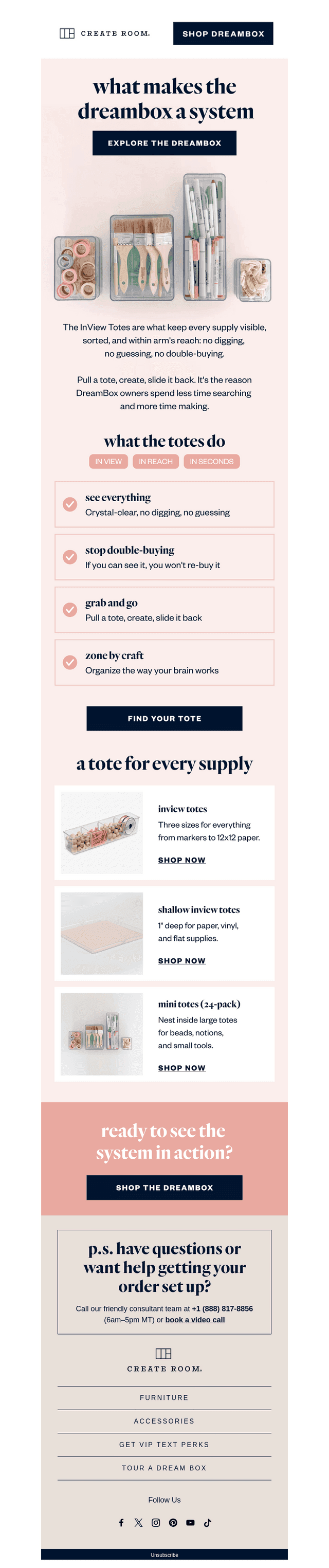 The totes aren't extra.. they're the whole system 👀