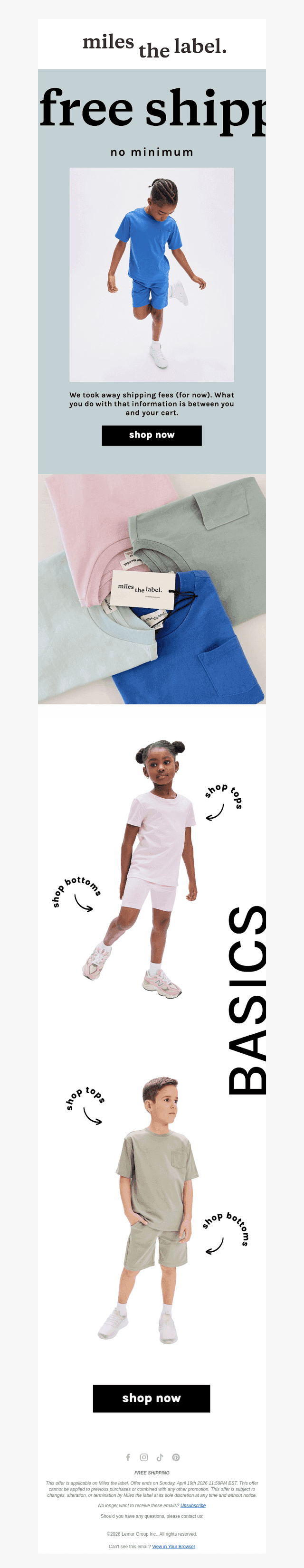 FREE SHIPPING. NO RULES. 🚀
