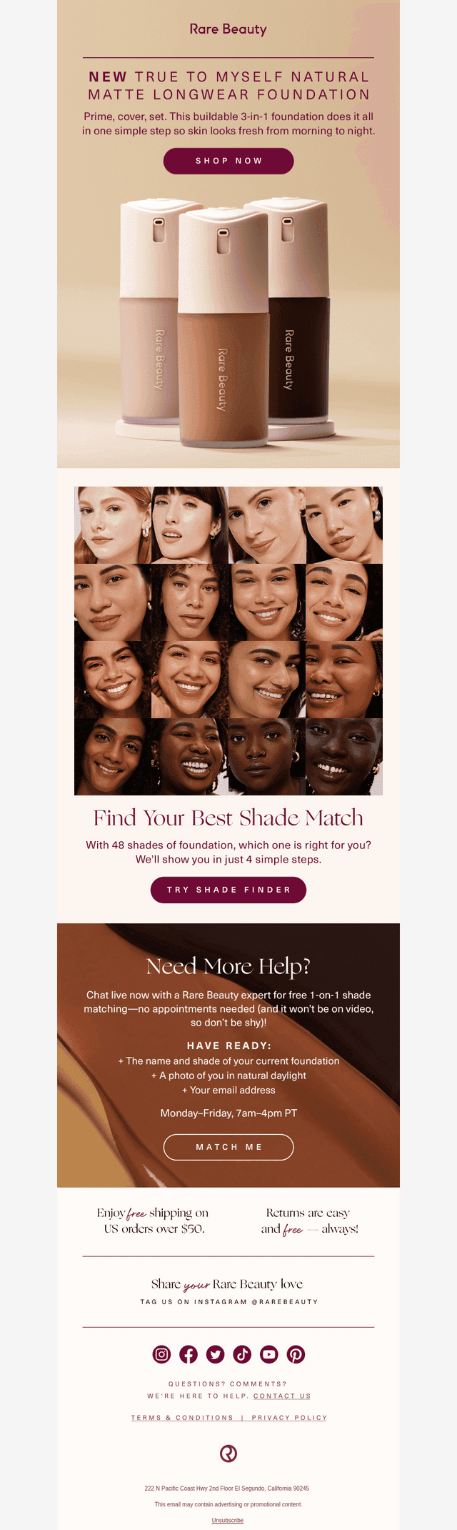 Need help finding your foundation shade?