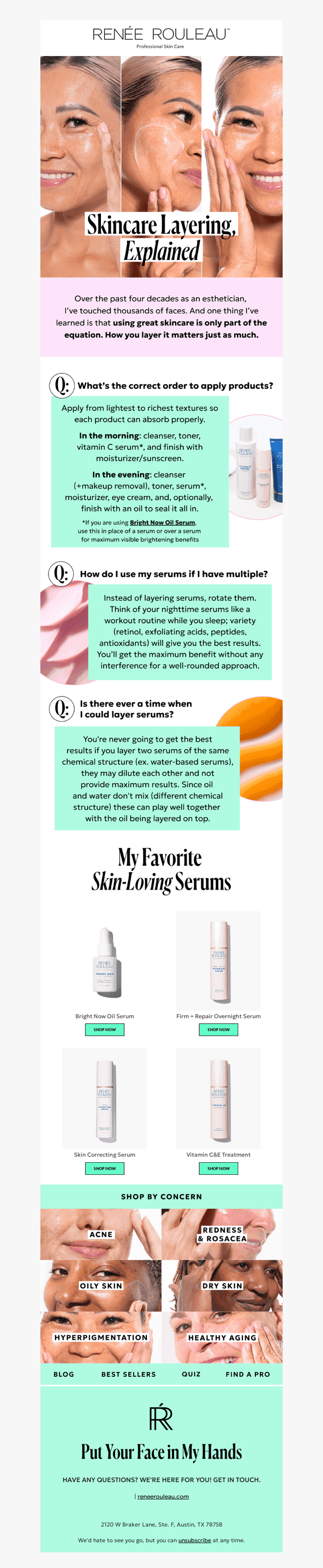 How to layer your skincare correctly