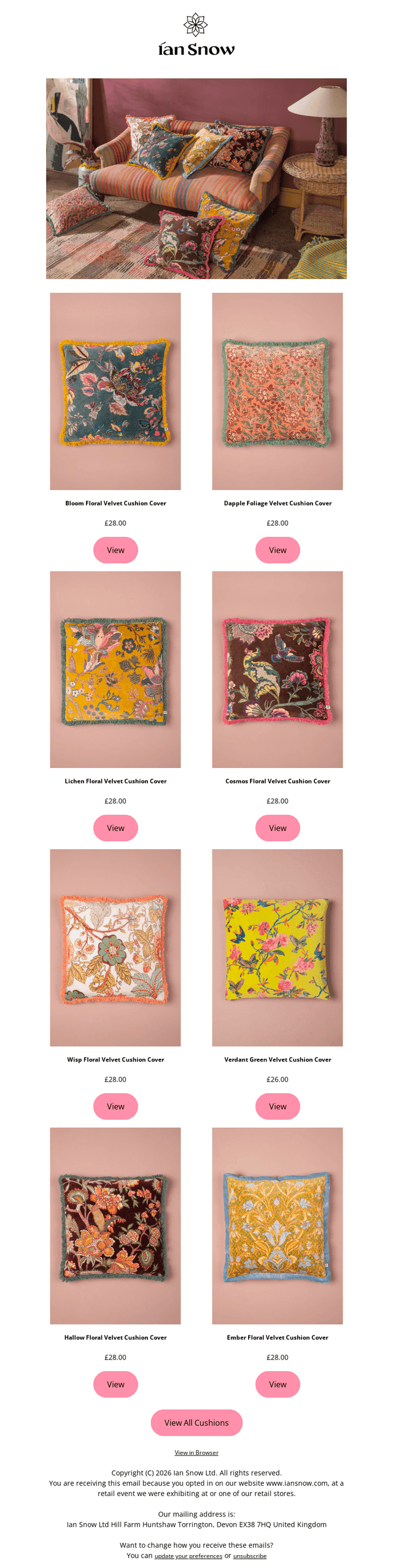 Introducing our New Velvet Cushions