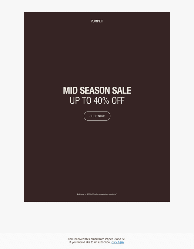 UP TO 40% OFF.
