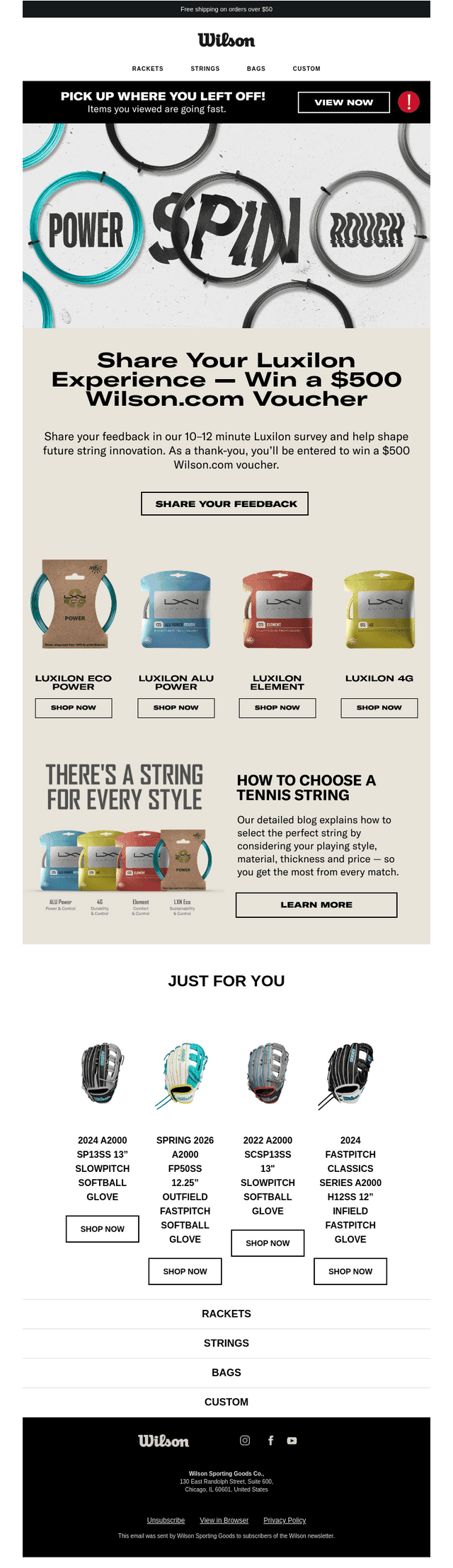 Your Luxilon Insights Could Win You $500