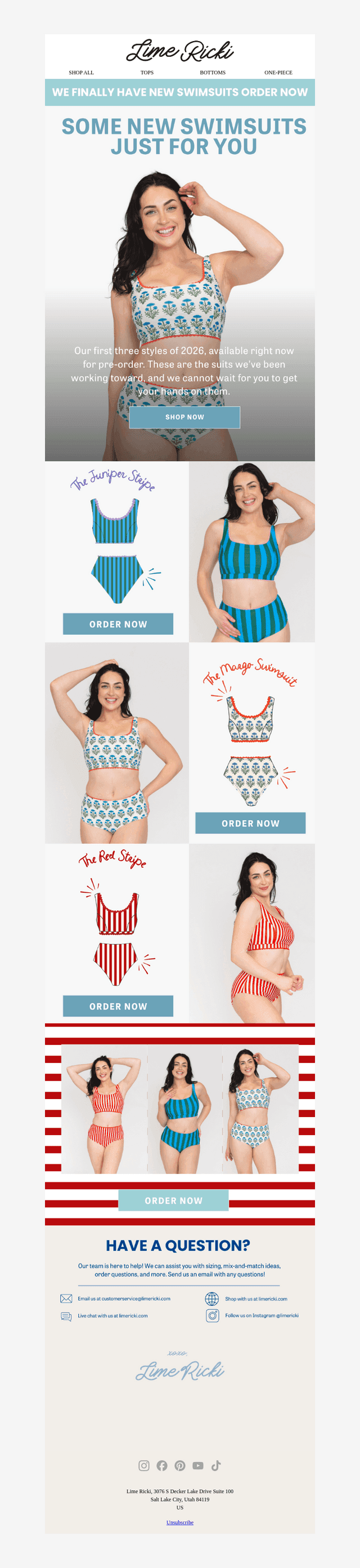 Make a splash: New swimwear just arrived