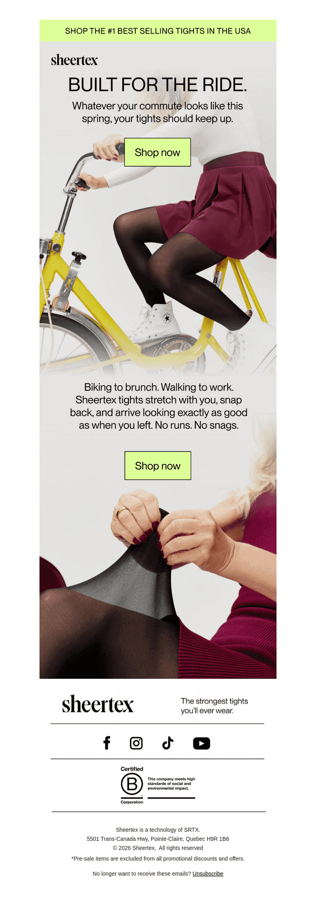 Your spring commute just got an upgrade.