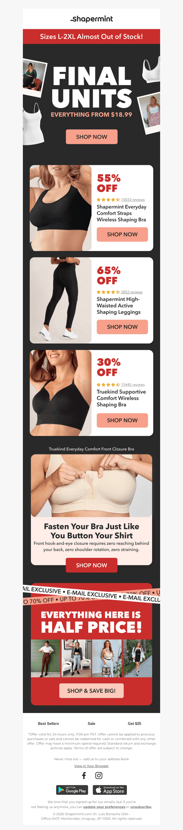 Last $18.99 Deals 😱 Ends Soon