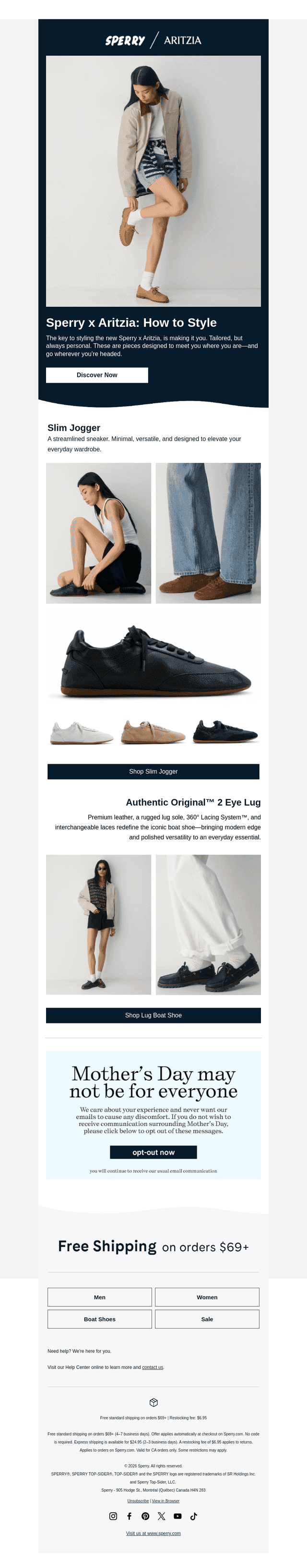 How to Style Sperry x Aritzia