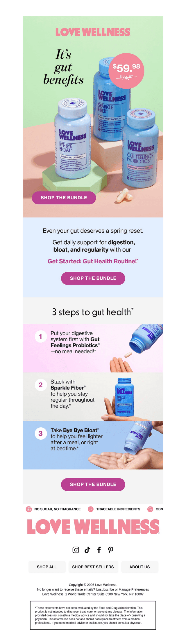 Your gut’s fave routine