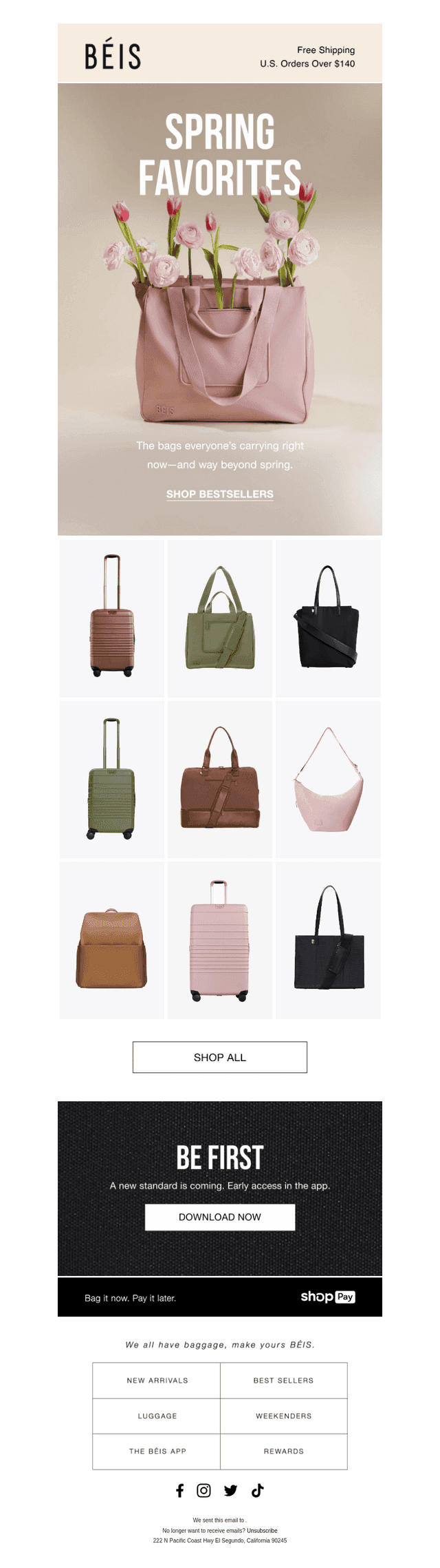 Time changed. So should your bag.