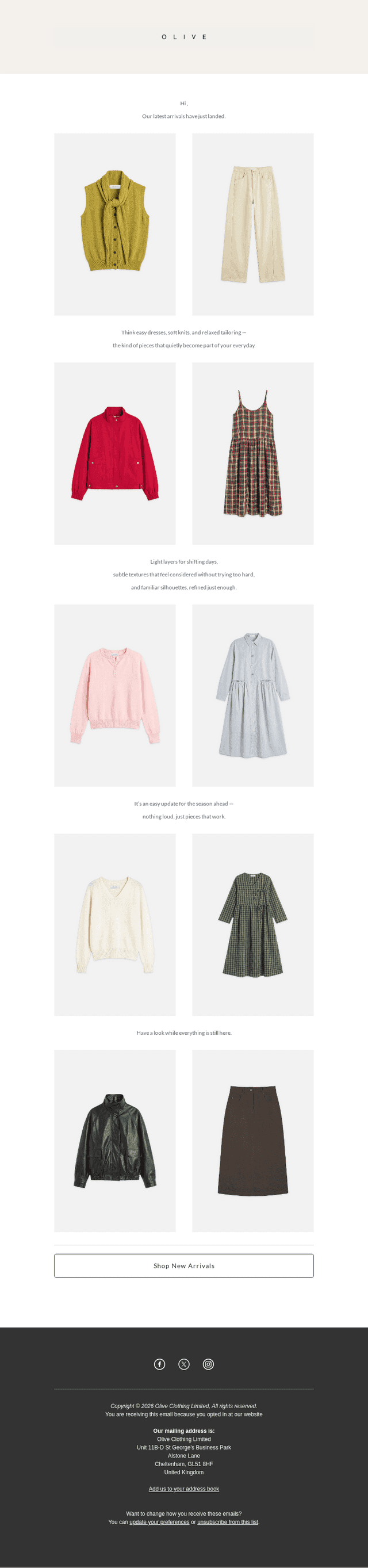 New In, Just Landed 🌱