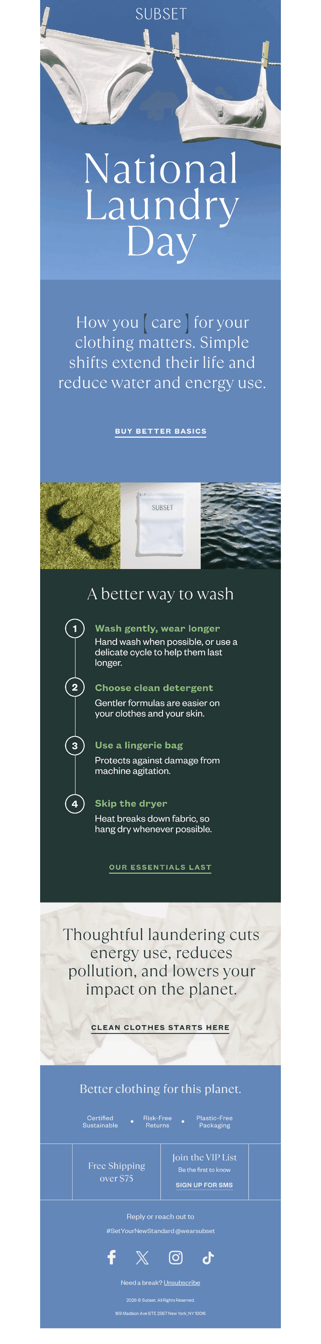 NATIONAL LAUNDRY DAY