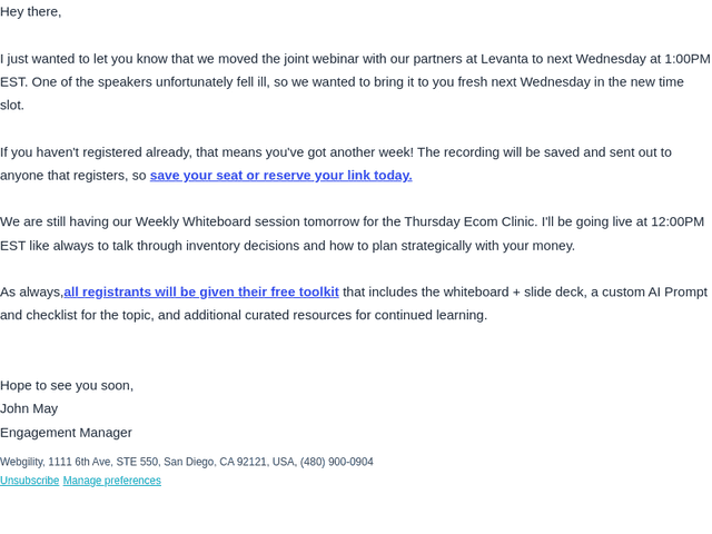 Webgility email from Wed, Apr 15, 2026