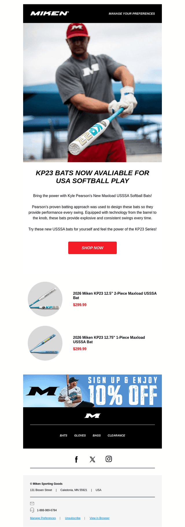 KP23 Series For USSSA Play