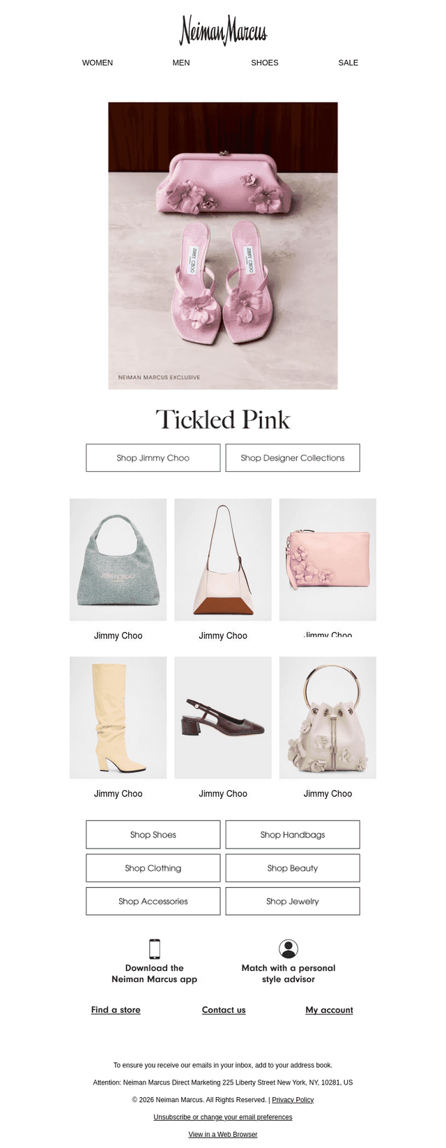 Jimmy Choo's exclusive new styles