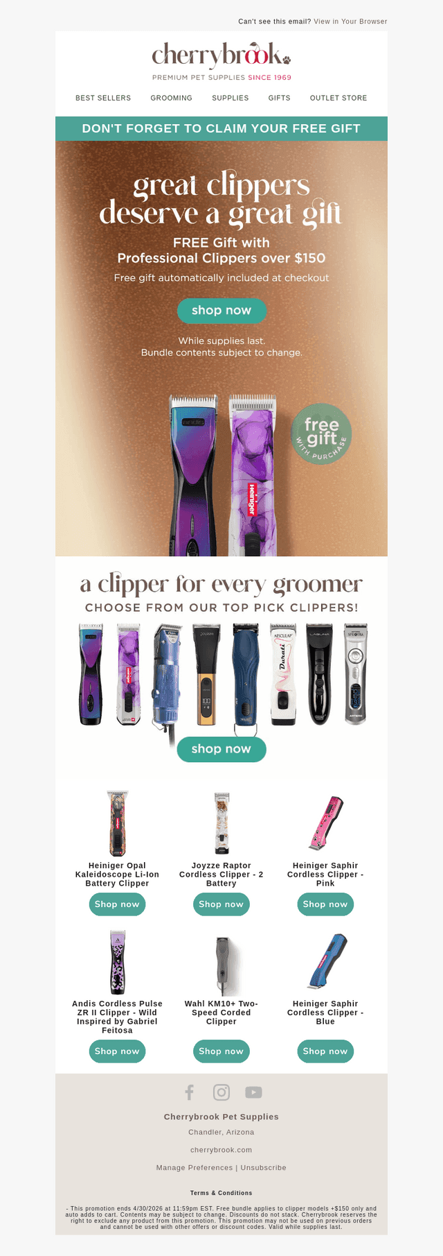 Grab Your Free Gift with Clippers! 🎁