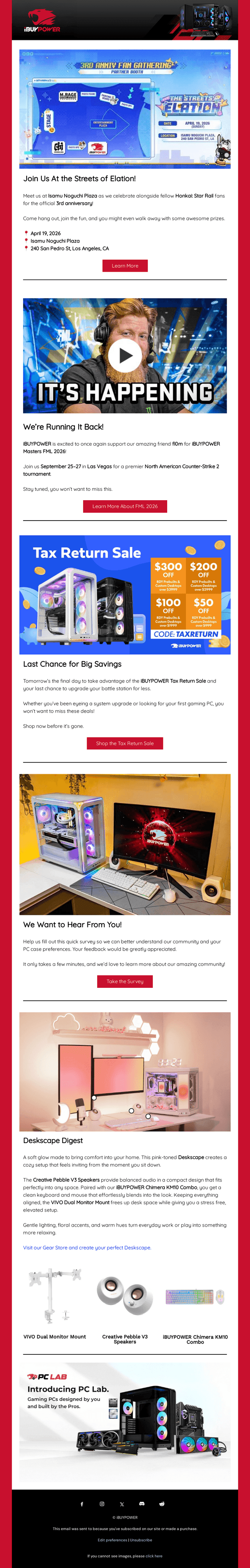 iBUYPOWER email from Thu, Apr 16, 2026