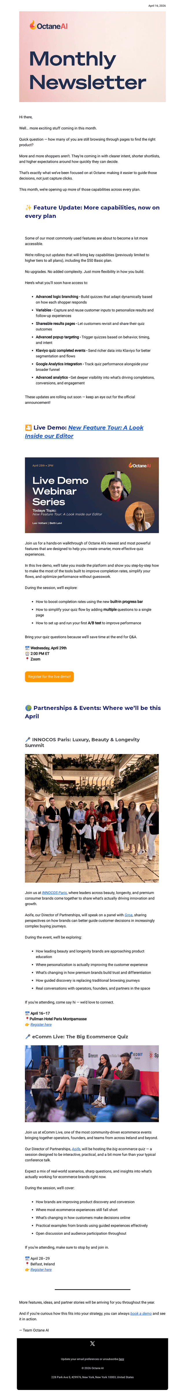 beehiiv email from Thu, Apr 16, 2026