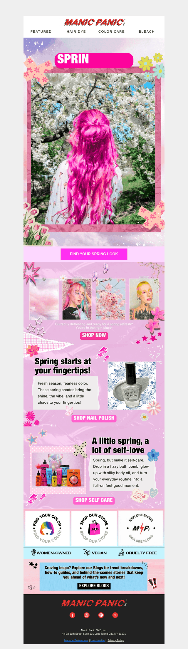 Manic Panic email from Fri, Apr 17, 2026