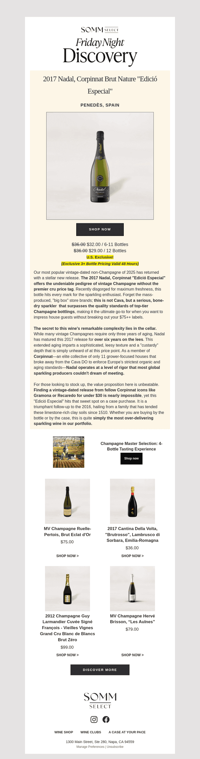 SommSelect email from Fri, Apr 17, 2026