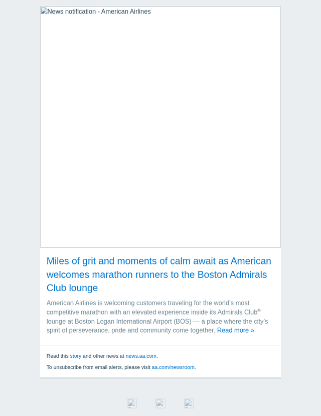 American Airlines email from Fri, Apr 17, 2026