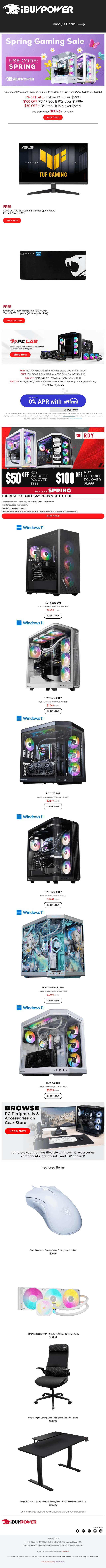 iBUYPOWER email from Fri, Apr 17, 2026