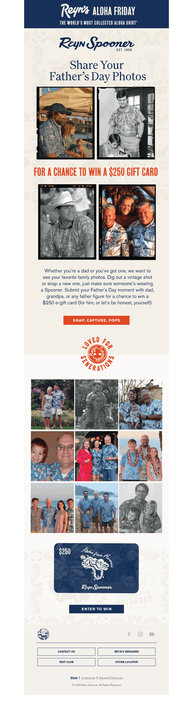 Enter to Win $250 for Dad (or yourself)!