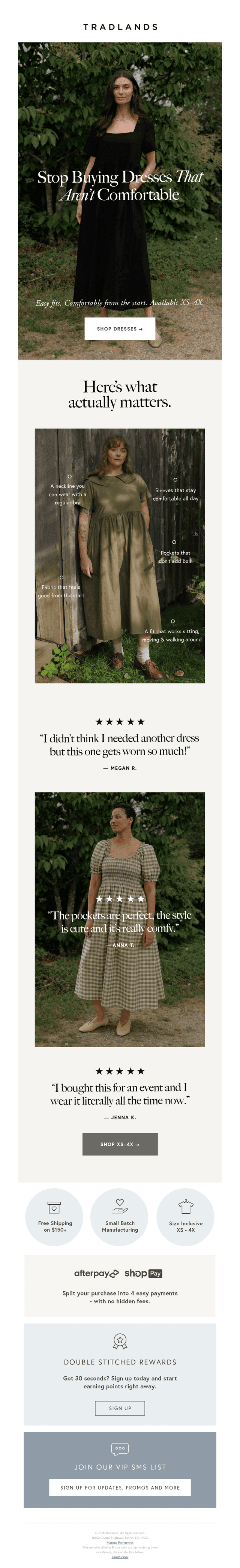 Stop Buying Dresses That Aren’t Comfortable